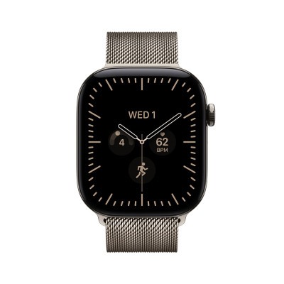 Apple Watch Series 12 Cellular 42mm Natural Titanium, Natural Milanese