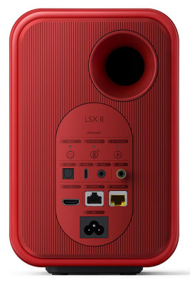 KEF LSX II Lave Red