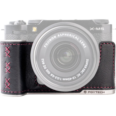 PGYTECH Leather Camera Case (For FUJI X-M5 Black)