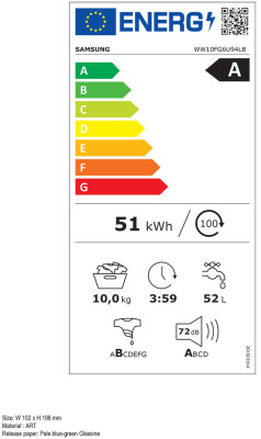 Pračka Samsung WW10FG6U94LBU4