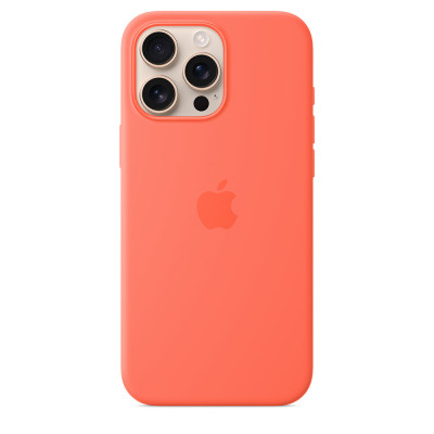iPhone 16 Pro Max Silicone Case MagSafe Tangerine