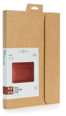 FIXED Oxford kožené pouz. Apple MacBook 12", Red