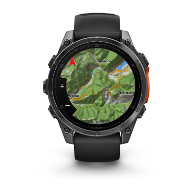 Garmin fenix 8 47mm,AMOLED,Glass,SlGr Steel/Blc SB