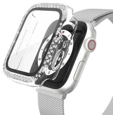 Worryfree Bling Bumper Case Apple Watch 41mm,Clear
