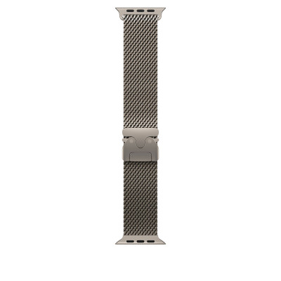 Apple 49mm Natural Titanium Milanese Loop - Large