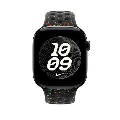 Apple 46mm Midnight Black Nike Sport Band - S/M