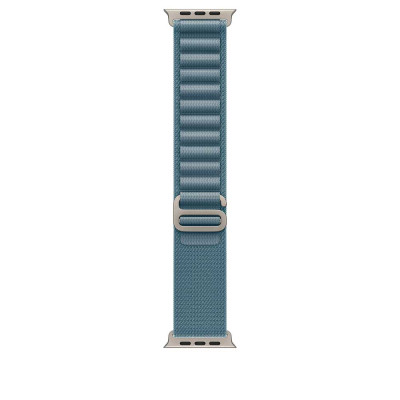 49mm Light Blue Alpine Loop - Small - Natural Titanium