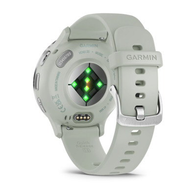 Garmin Venu 3S Silver/Sage Gray, Silicone Band