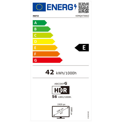 43" QLED Smart TV 43MQH7000Z