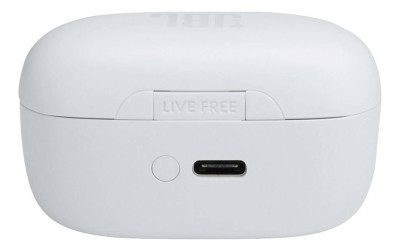 JBL Live Free NC+ TWS bezdrátová sluchátka, White