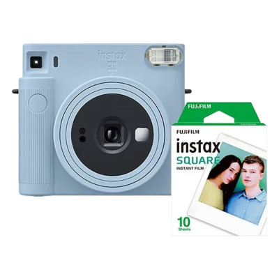 Fujifilm Instax Square SQ1 Glacier Blue+10ks fotek