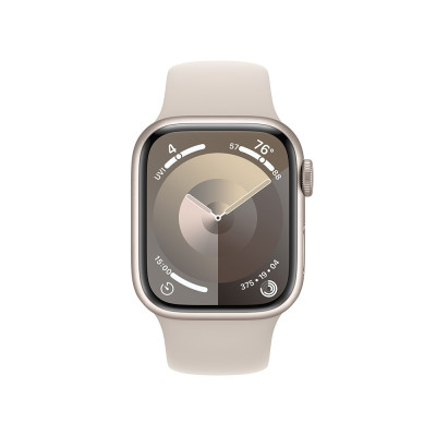 Apple Watch S9 Cell 45mm Starlight Alu,Star SB,S/M
