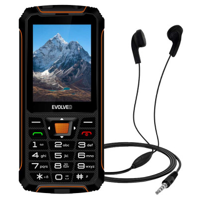 EVOLVEO StrongPhone Z6 Černo-oranžový