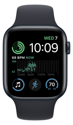 Apple Watch SE 44mm Midnight, Midnight Sport