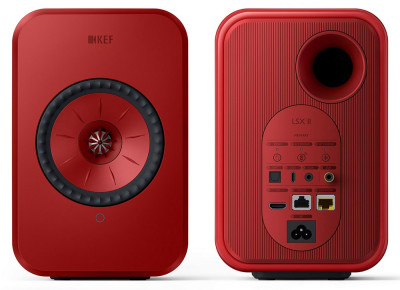 KEF LSX II Lave Red