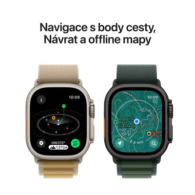 Apple Watch Ultra 2 49mm Black Titan, Black Ocean