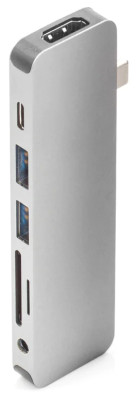 HyperDrive SOLO USB-C Hub MacBook & USB-C, Silver