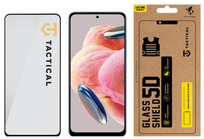 Tactical Glass 5D Redmi Note 12 4G, Black