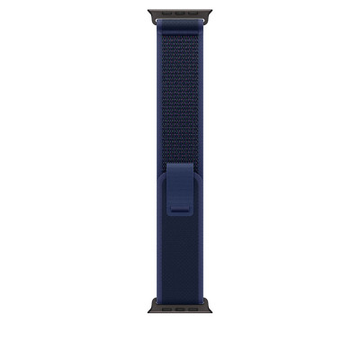 Apple 49mm Blue Trail Loop - M/L Black Titan