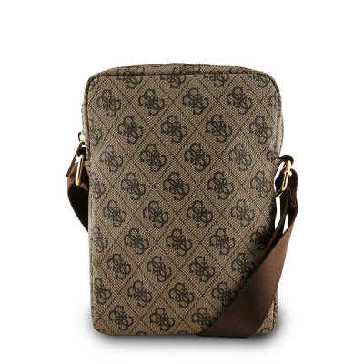 Guess PU 4G Triangle Logo Taška 8" Brown