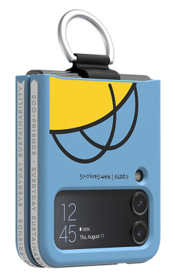 Samsung Silicone Cover Ring Z Flip4, Homer Simpson