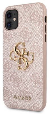 Guess Big 4G Metal Logo Hard Case iPhone 11, Pink