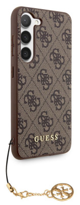 Guess Charms Hard Case 4G Samsung S23+, Brown