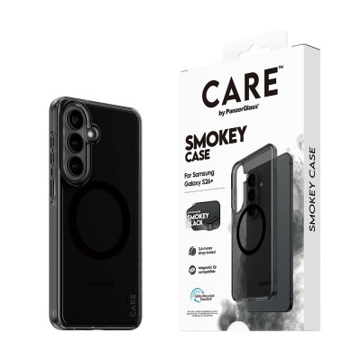 PanzerGlass CARE Galaxy S26+ Smokey kouř./černý Qi