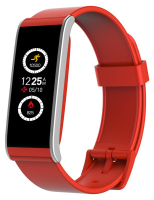 MyKronoz ZeFit4 HR Red/Silver
