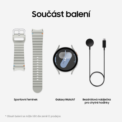 Samsung Galaxy Watch 7 (44mm,BT) Silver