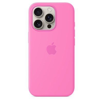 iPhone 16 Pro Silicone Case MagSafe Peony