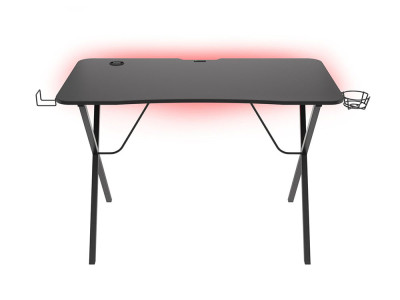Genesis Holm 200 RGB - herní stůl s RGB podsvícení