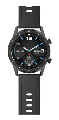 Aligator Watch Straps 22 silikonový řemínek, Black