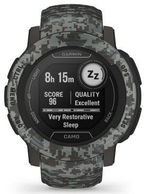 Garmin Instinct 2 – Camo Edition, Graphite Camo