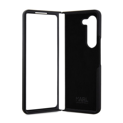 Karl Lagerfeld Silicon Case Galaxy Z Fold 5, Black