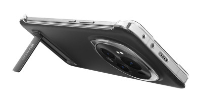 HONOR Magic6 Pro PU Bracket Case, Black