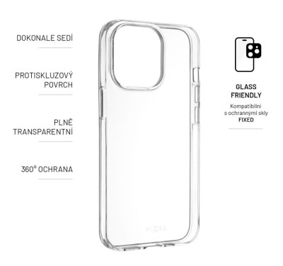 FIXED TPU gelové pouzdro Honor X6a, Clear