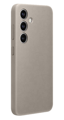 Samsung Vegan Leather Case Galaxy S24, Taupe