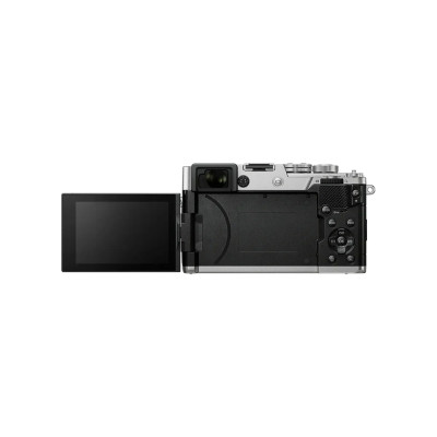 OM SYSTEM PEN body silver Zuiko 14-42mm black