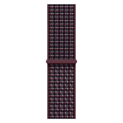 Apple 42mm Burgundy Plaid Sport Loop