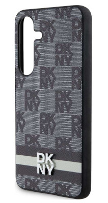 DKNY Checkered Pattern and Stripe Galaxy S24+,Blac