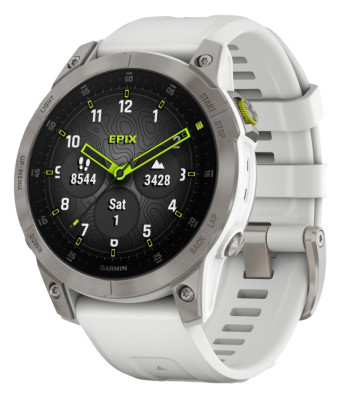 Garmin epix Sapphire, Titan/White SB