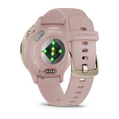 Garmin Venu 3S Cream Gold/Dust Rose, Silicone Band