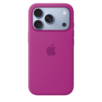 iPhone 18 Pro Silicone Case with MagSafe Magenta