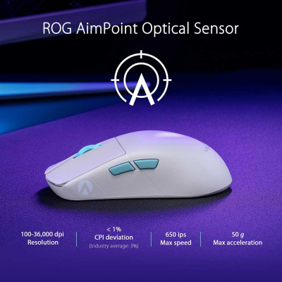 ASUS ROG Harpe Ace Aim Lab Edition (Moon White)