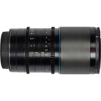 SIRUI Saturn 75mm T2.9 1.6x E Mount Blue Flare