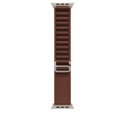 Apple 49mm Burgundy Alpine Loop L - Natural Titan