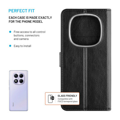 FIXED OPUS pouzdro Xiaomi Redmi Note 14 Pro 4G,Bla