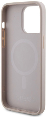 Guess Saffiano MagSafe kryt iPhone 15 Pro Max,Pink