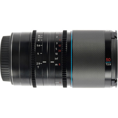 SIRUI Saturn 50mm T2.9 1.6x E Mount Blue Flare